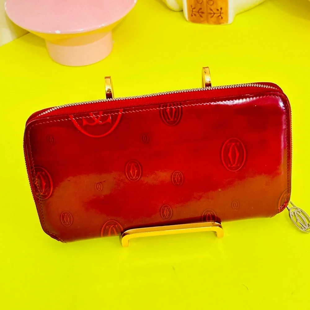 Cartier long zippy wallet patent leather - Picture 11 of 14